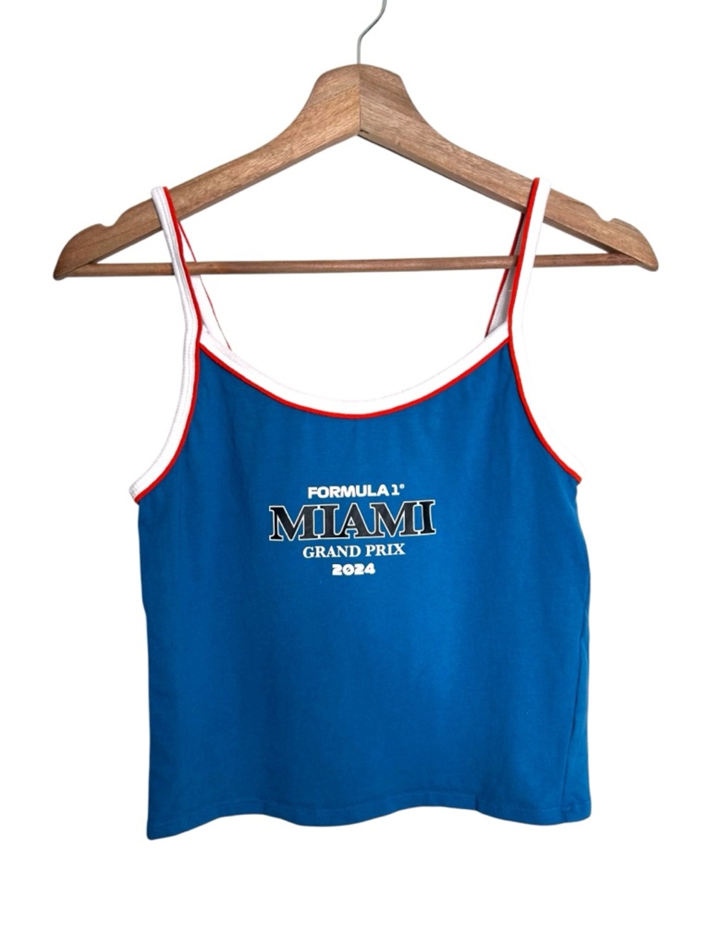 Formula 1 x PacSun Miami High Neck Tank Top in Blue Size Medium - Picture 5 of 8